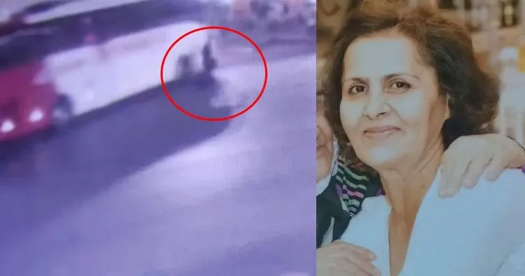 Alibeyköy’de feci kaza kamerada! Otobüsün altında kalan kadın hayatını kaybetti