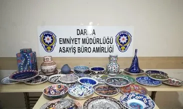 Çini sanatçısının 200 eserini çaldı