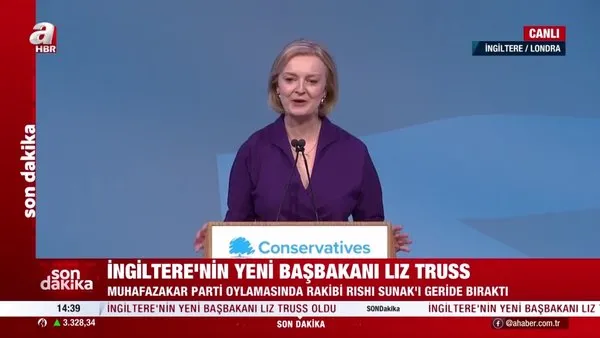 Son Dakika: İngiltere'nin yeni başbakanı Liz Truss oldu | Video
