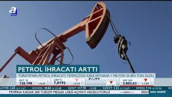 Türkiye'nin petrol ihracatı yüzde 38 arttı