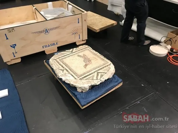 Son dakika: Çingene Kızı mozaiğinin kayıp parçaları Türkiye'de