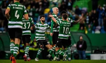 Medipol Başakşehir’in rakibi Sporting Lizbon, Portekiz liginde Portimonense’yi mağlup etti
