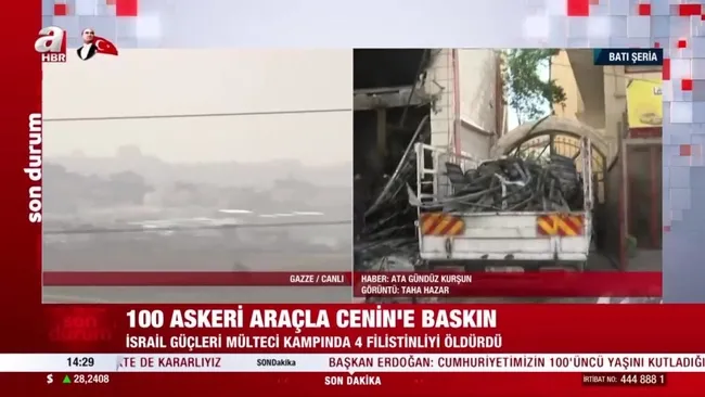 İşgal altındaki Cenin'de İsrail baskınları! A Haber bölgede son durumu görüntüledi