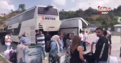 Çift katlı otobüs arıza yaptı, yolcular saatlerce mahsur kaldı | Video