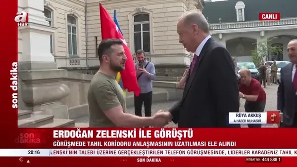 Son dakika: Başkan Erdoğan, Ukrayna Devlet Başkanı Zelenskiy ile görüştü | Video