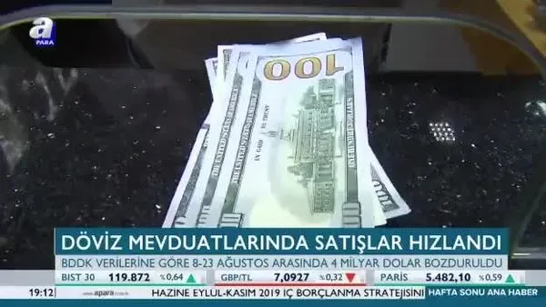 Döviz mevduatlarında satışlar hızlandı