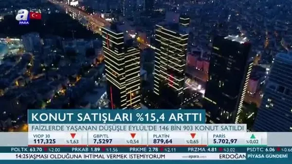 Konut satışları yüzde 15.4 arttı