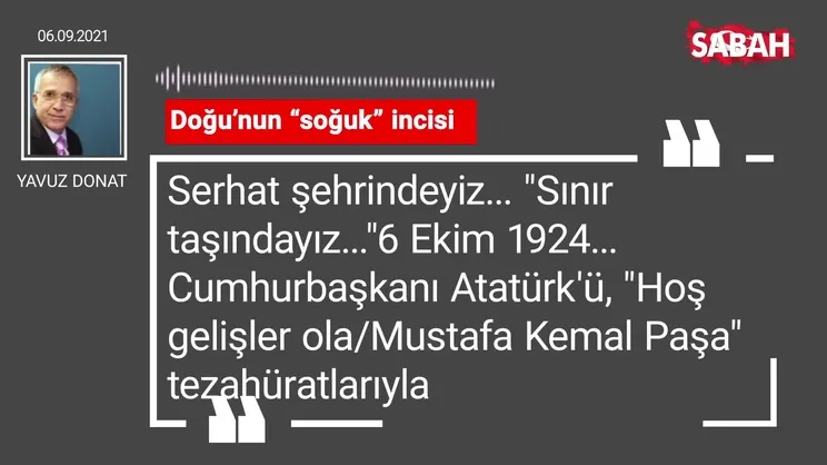 Yavuz Donat | Doğu’nun “soğuk” incisi