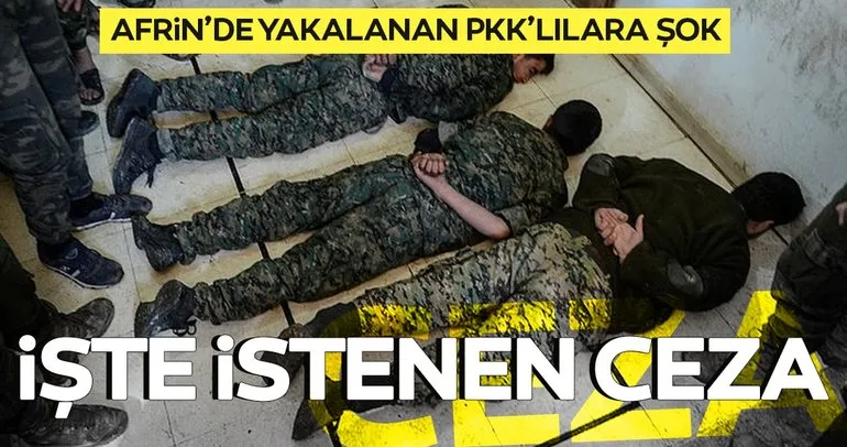 Afrin’de yakalanan YPG/PKK’lı teröristlerin yargılandığı dava