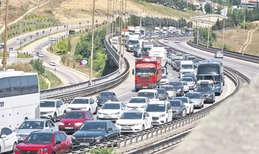 Tatilciler dönüş yolunda