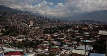 Medellin’de ki Comuna 13 Mahallesi
