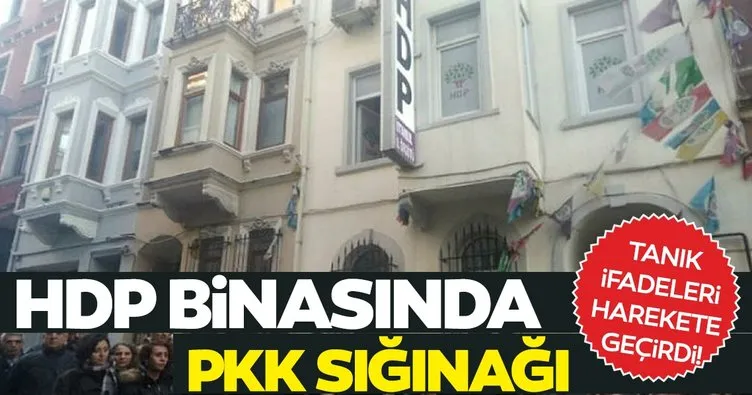Son dakika: HDP İstanbul il binasında ‘PKK sığınağı’