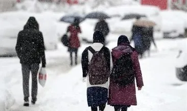 Eğitime kar engeli: 7 ilde okullara kar tatili