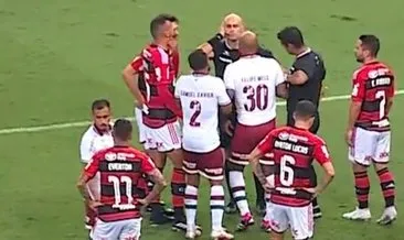 Felipe Melo yine manşetlerde! Flamengo - Fluminense derbisine damga vurdu