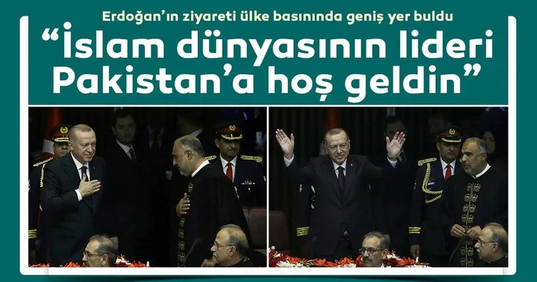 Erdoğan’ın Pakistan ziyareti, ülke basınında geniş yer buldu