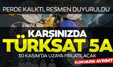Son dakika... Bakan resmen açıkladı: Türksat 5A uydusu 30 Kasım’da fırlatılacak