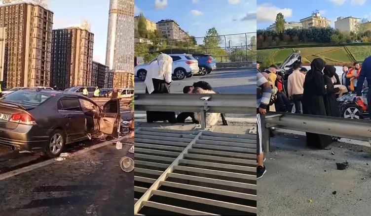 SON DAKİKA... İstanbul Sarıyer’de hatalı sollama facia getirdi: 2 ölü 4 yaralı!