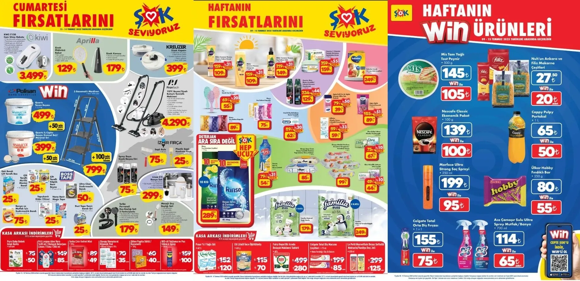 RAFLARDAN SEPETE FIRSATLAR! 15 Temmuz'a kadar geçerli ŞOK aktüel indirimleri: cam silme robotu, buharlı temizlik makinesi...