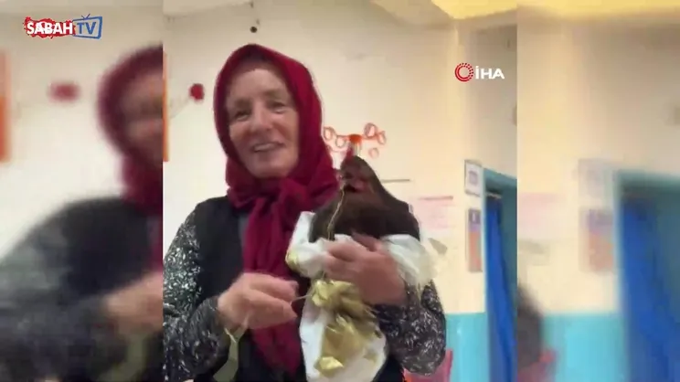 Hastanede 'tavuk' operasyonu | Video