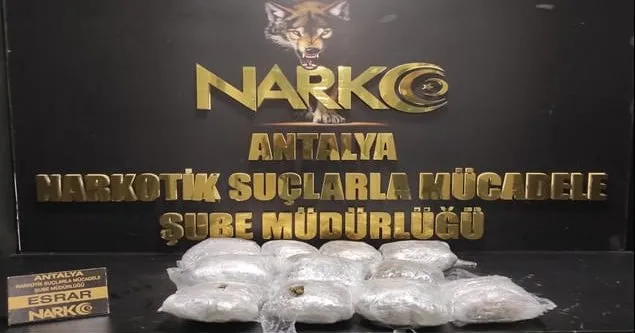 Antalya’da 21 ayrı adrese eş zamanlı uyuşturucu operasyonu