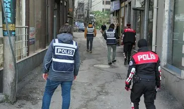 Trabzon’da emniyetten 68 ekip ve 214 personel ile şok uygulaması