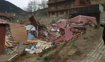 Uzungöl’de yıkımlar sürüyor