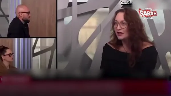 Ukrayna televizyon kanalında İsrail'i aklama çabasına tepki yağdı | Video