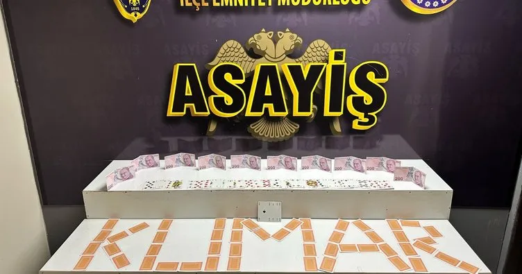 Hatay’da kumar oynarken yakalanan 3 kişiye 27 bin 741 lira ceza!
