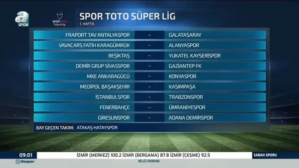 2022-2023 Spor Toto Süper Lig fikstürü çekildi! İşte derbi tarihleri | Video