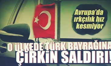 Makedonya’da Türk bayrağına saldırı girişimi!