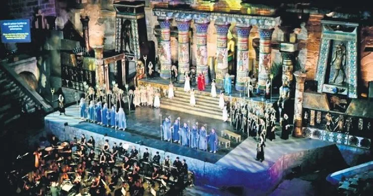 Aspendos’ta Aida operasına büyük ilgi