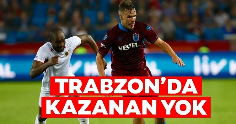 Trabzon’da kazanan yok