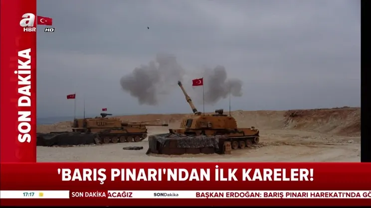 Barış Pınarı Harekatı'ndan ilk kareler!