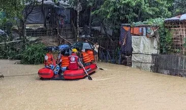 Muson yağmurları felaketi getirdi: Bangladeş’te mülteci kapı sele teslim