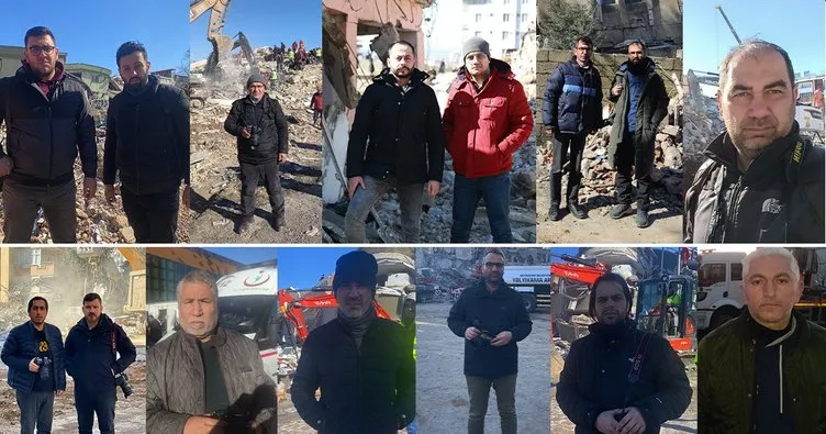 SABAH 15 muhabirle deprem bölgesinde! Hem depremi yaşadılar hem gazetecilik yaptılar