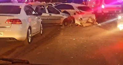 Şanlıurfa'da zincirleme kaza! 7 yaralı #sanliurfa