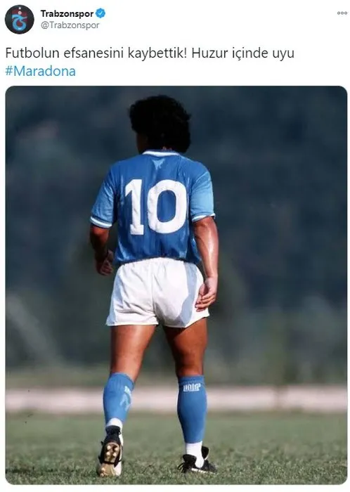 Futbol dünyası Maradona için ağlıyor!