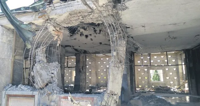 Bombalanan Meclis’in onarımı 1 ayda bitecek