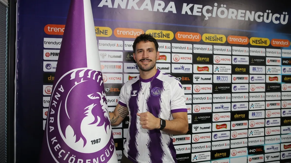 Ankara Keçiörengücü'nün yeni transferi Brezilyalı orta saha oyuncusu Jefferson Nogueira Junior