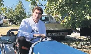 Burak Hakkı traktörün başına geçti ceviz hasadına başladı