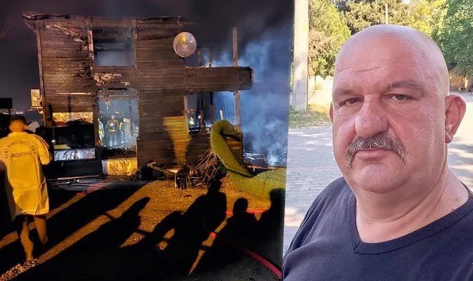 Bungalov ev faciası: Erhan Çömlekçioğlu yanarak can verdi!