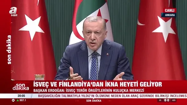 Başkan Erdoğan’dan Finlandiya ve İsveç’e: İknaya mı gelecekler, kusura bakmasınlar yorulmasınlar | Video