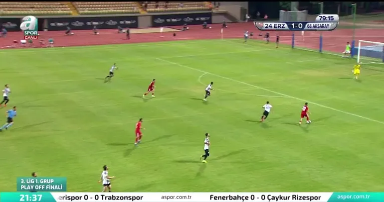 GOL | 24 Erzincanspor 2-0 68 Aksaray Belediyespor