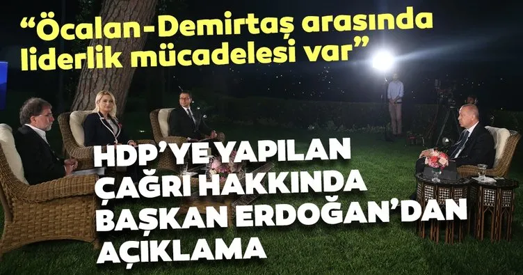 İmralı’dan HDP’ye yapılan çağrı hakkında Başkan Erdoğan’dan açıklama