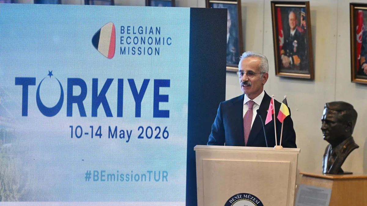 Bakan Uraloğlu açıkladı: Türkiye ve Belçika arasında gündem ulaştırma Bakan Uraloğlu açıkladı: Türkiye ve Belçika arasında gündem ulaştırma