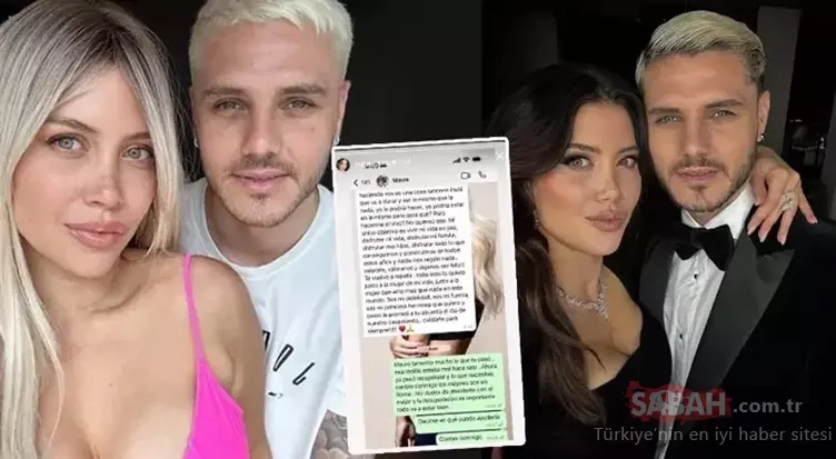 Wanda Nara’dan Icardi’ye geçmiş olsun mesajı geldi! Sosyal medyadan böyle paylaştı