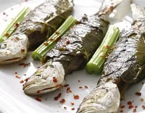 Asma Yaprağına Sarılı Çinekop