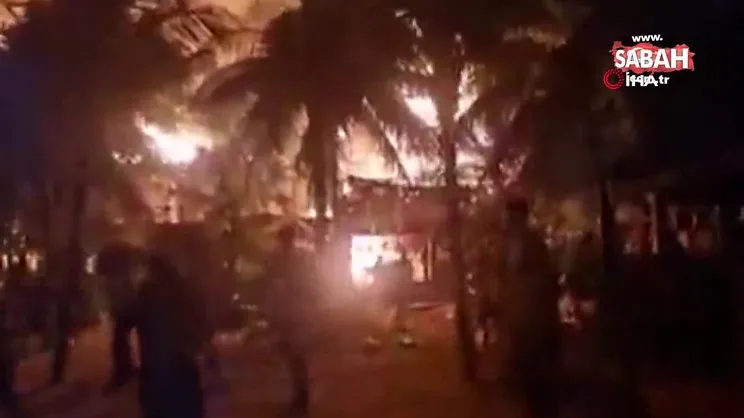 Meksika’daki yangında 2 otel ve 1 restoran kül oldu | Video
