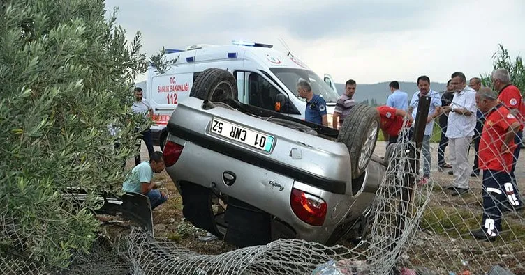 Adana’nın Kozan ilçesinde trafik kazası: 1 yaralı