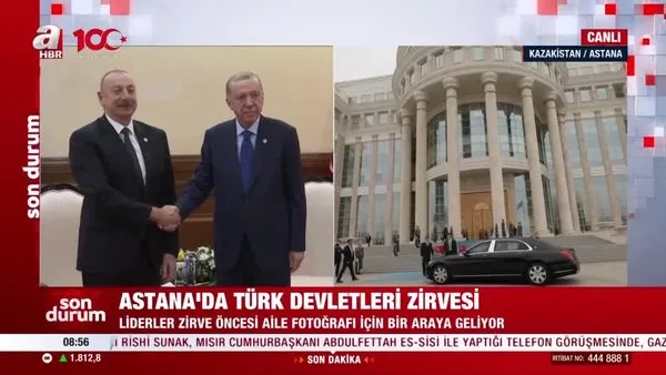 SON DAKİKA | Cumhurbaşkanı Erdoğan Kazakistan'da... Türk Devletleri Zirvesi başladı